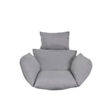 Hanging Hammock Chair Swinging Garden Outdoor Soft Seat Cushion Seat 220KG Dormitory Bedroom Hanging Chair Back with Pillow