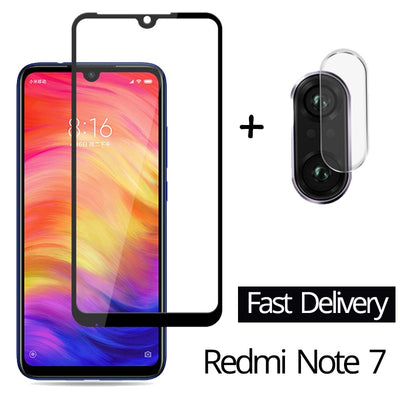 2-in-1 Camera Tempered Glass Screen Protector