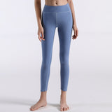 Autumn And Winter New Style Chinlon Yoga Pants Women's High-waisted Multi-pockets Punching Running Fitness Quick-Dry Sports Nint