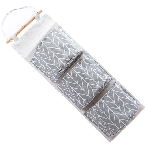 Cotton Linen Waterproof Hanging Storage Bag
