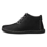 Men Warm Boots Men Fur High Quality Split Leather Waterproof