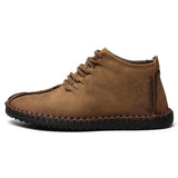 Men Warm Boots Men Fur High Quality Split Leather Waterproof