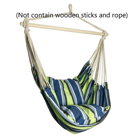 Outdoor Travel Hanging Chair Swing Chair Seat With 2 Pillows Garden Hiking Camping Hammock Bed Hanging Sleep Bag
