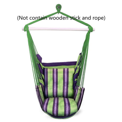 Outdoor Travel Hanging Chair Swing Chair Seat With 2 Pillows Garden Hiking Camping Hammock Bed Hanging Sleep Bag