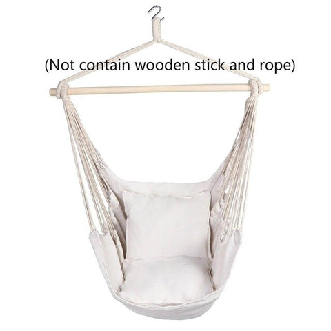 Outdoor Travel Hanging Chair Swing Chair Seat With 2 Pillows Garden Hiking Camping Hammock Bed Hanging Sleep Bag