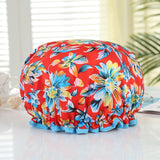 1pcs Lovely Thick Women Shower Satin Hats - Waterproof