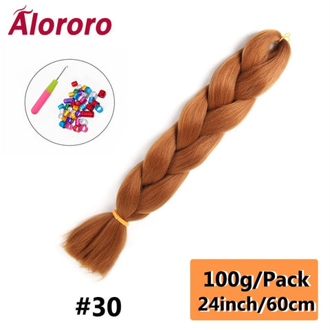 Afro Ombre Braiding Hair Synthetic Hair Extension