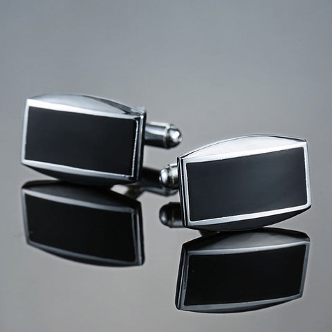 Factory direct sales wholesale French shirt cuff Cufflink button gold silver men fashion brand double leather Cufflinks